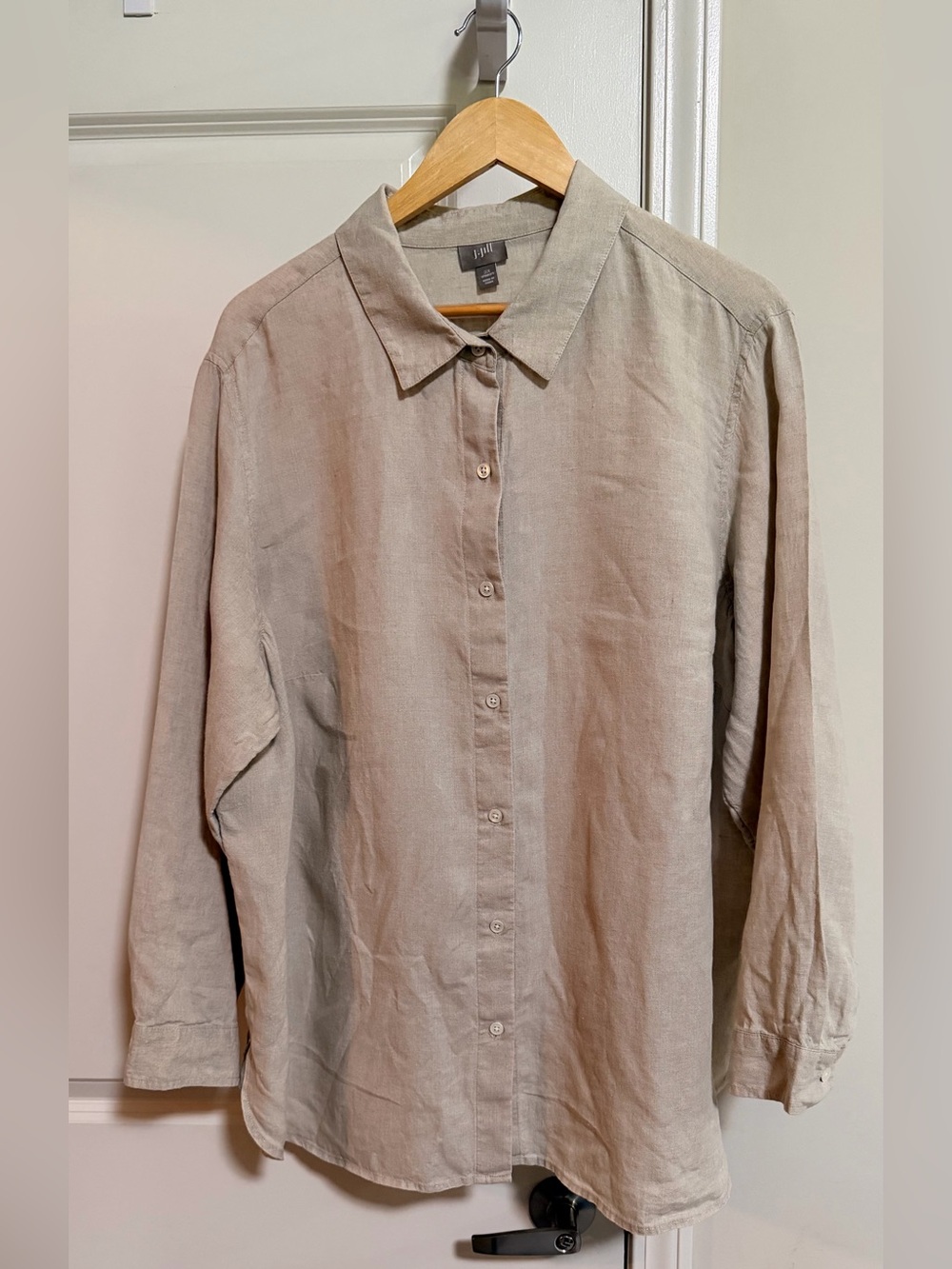 JJill Linen Button Down 2X